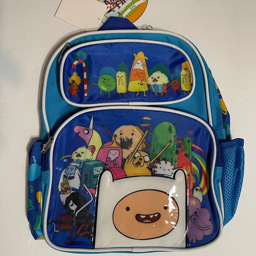 Adventure Time Small Backpack  Jake & Finn Friends 12" (NEW)